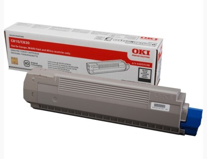Toner Oki originale 44059108 black per C810/C830 ca.8.000 Pagine