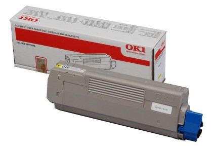ORIGINALE OKI toner giallo 44315305 C610 6000 pagine