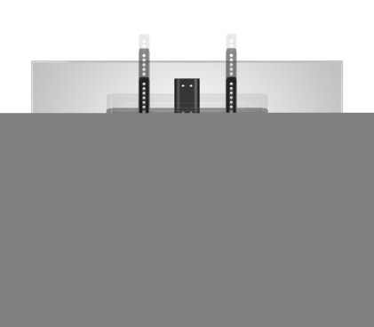 Staffa Tv/Monitor Da Appoggio Turn 90 Max 65 Vesa Max 400X400