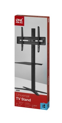 Staffa Tv/Monitor 32"/85" Da Terra Max25Kg Ruota 90 Carrello Ruote