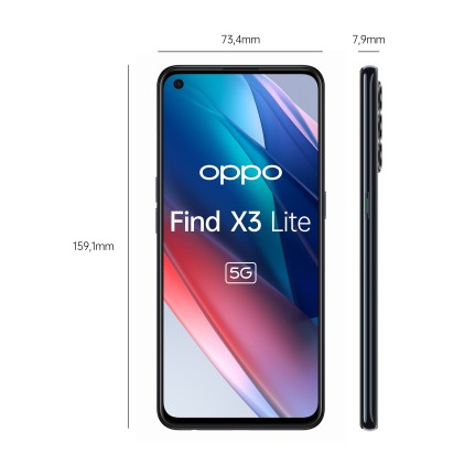 Oppo Find X3 Lite 128Gb 8Gb Ram 5G 6.4" Starry Black