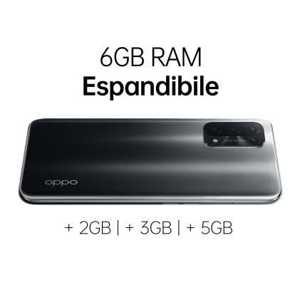 Sm Oppo A74 5G Black 6,43&#34; 6+128Gb Ds Ita