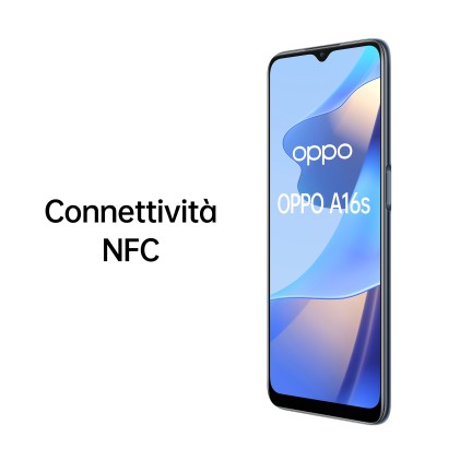 Sm Oppo A16S Black 6,5" 4+64Gb Ds Ita