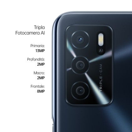 Sm Oppo A16S Black 6,5" 4+64Gb Ds Ita