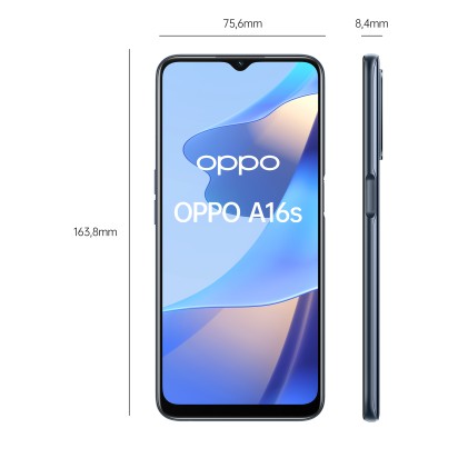 Sm Oppo A16S Black 6,5" 4+64Gb Ds Ita