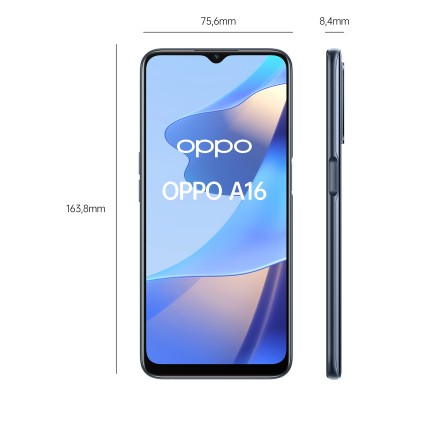 Sm Oppo A16 Black 6,52" 3+32Gb Ds Ita