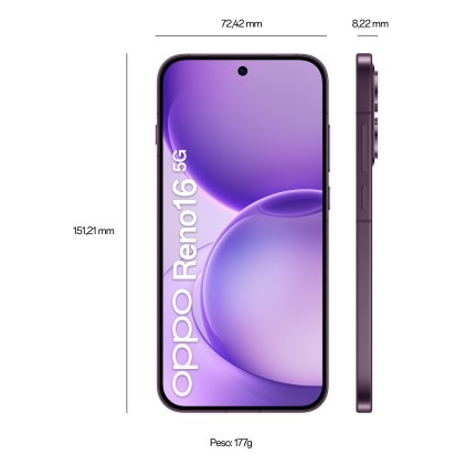Oppo Smartphone Reno 16 5G 8 512Gb Black