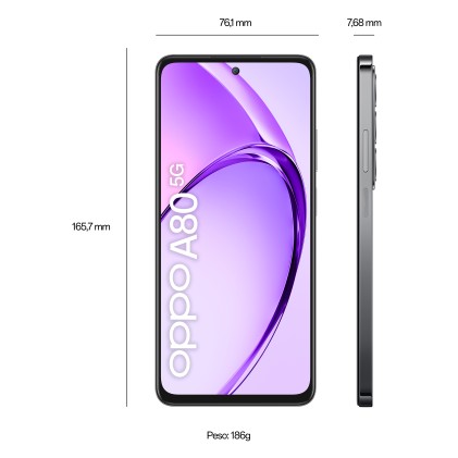 Oppo A80 256Gb 8Gb 5G Starry Black