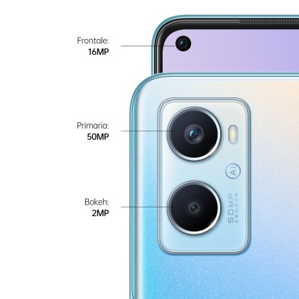 Oppo A96 128Gb 8Gb Ram Dual Sim Sunset Blu