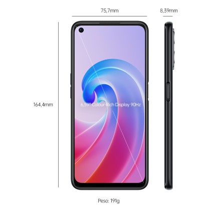Oppo A96 128Gb 8Gb Dual Sim Black