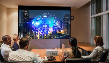 Optoma Videoproiettore Zh450, Ottica Corta, Dlp, Fhd, 4500 Lumen, Contr 300.000:1, Hdmi