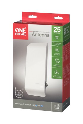 Antenna Digitale Terrestre Oneforall Amplificata Da Esterno 4K Ultra H