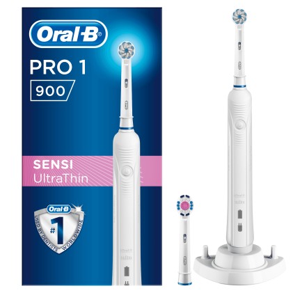Spazzolino Elettrico Oral B 187370 Pro 1 Series 900 Sensi Ultrathin Bi