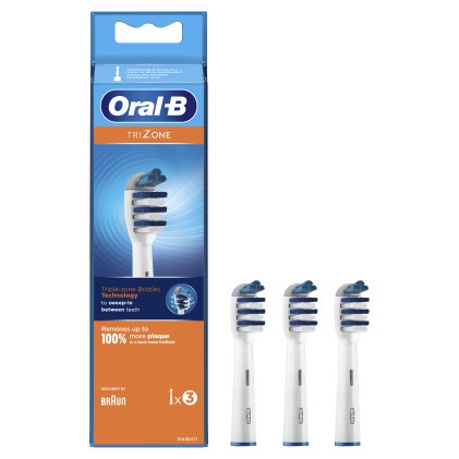 Ricambio Spazzolino Elettrico Oral B Eb30 3 Trizone Bianco