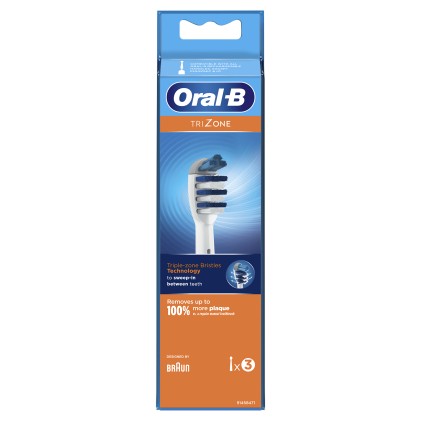 Ricambio Spazzolino Elettrico Oral B Eb30 3 Trizone Bianco