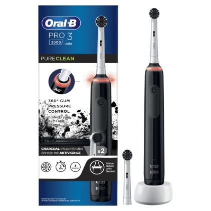 Spazzolino Elettrico Oral B Pro 3 Series 3000 Charcoal