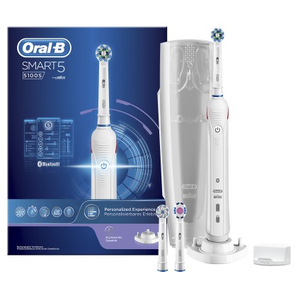 Spazzolino Elettrico Oral B 80314181 Smart 5 Series 5100S Bianco