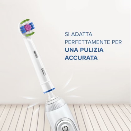 Ricambio Spazzolino Elettrico Oral B 80338474 3D White Bianco
