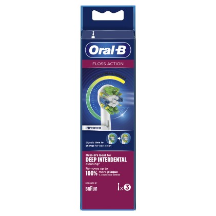Ricambio Spazzolino Elettrico Oral B 80338476 Floss Action Bianco