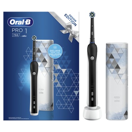 Spazzolino Elettrico Oral B 80338685 Pro 1 Series Design Edition Nero