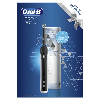 Spazzolino Elettrico Oral B 80338685 Pro 1 Series Design Edition Nero