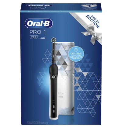 Spazzolino Elettrico Oral B 80338685 Pro 1 Series Design Edition Nero