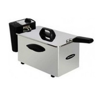 Friggitrice Elettrica Orbegozo FDR 16 - 1,5 Litri - Termostato Regolabile - Coperchio Rimovibile - 1500W