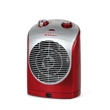 Orbegozo FH 5025 Interno Rosso, Argento 2200 W Riscaldatore ambiente elettrico con ventilatore