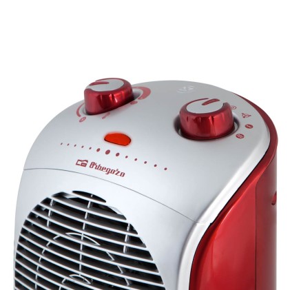 Orbegozo FH 5025 Interno Rosso, Argento 2200 W Riscaldatore ambiente elettrico con ventilatore