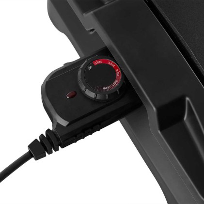 Orbegozo BC 4000 Barbacoa Electrica de Sobremesa - Potente y Versatil para Grandes Reuniones - Doble Zona de Grill y Plancha - Facil Limpieza y Seguridad Garantizada