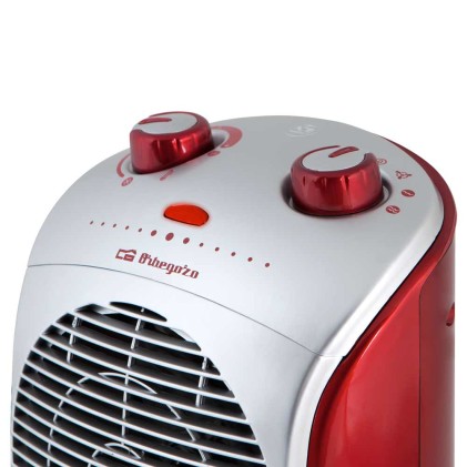 Orbegozo FH 5026 Interno Rosso, Argento 2200 W Riscaldatore ambiente elettrico con ventilatore
