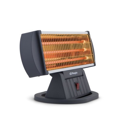 Orbegozo BP 0204 stufetta elettrica Interno Nero 1200 W Riscaldatore di ambienti elettrico al quarzo