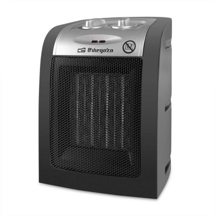 Orbegozo CR 5017 Interno Nero, Argento 1500 W Riscaldatore ambiente elettrico con ventilatore