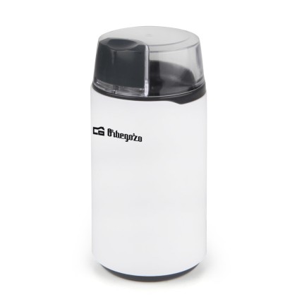 Orbegozo MO 3200 macina caffé 200 W Trasparente, Bianco
