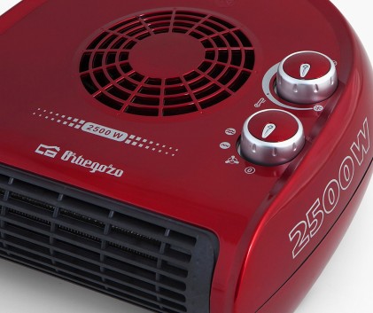 Orbegozo FH 5033 Interno Nero, Rosso 2500 W Riscaldatore ambiente elettrico con ventilatore