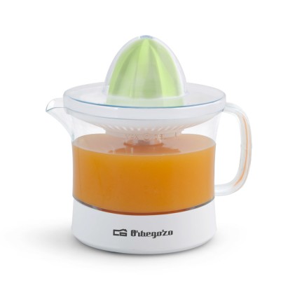 Orbegozo EP 1510 spremiagrumi Spremipomodoro elettrico 25 W Verde, Trasparente, Bianco
