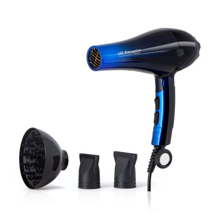 Orbegozo SE 2085 asciuga capelli 2200 W Nero, Blu