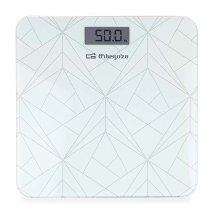 Bilancia elettronica da bagno Orbegozo PB 2218 - Precisione e design elegante per la tua salute e il tuo benessere - Display LCD con retroilluminazione - Attivazione touch - Conversione unit&agrave; - Indicatore di alimentazione