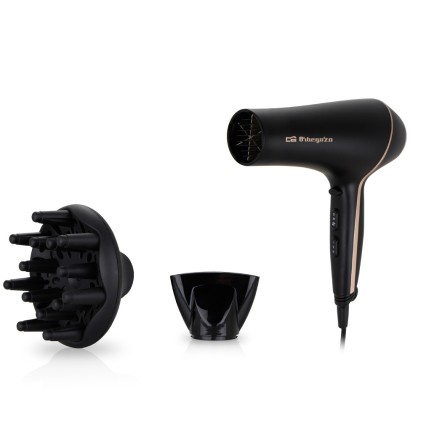 Orbegozo SE-2065 asciuga capelli 2000 W Nero, Rame