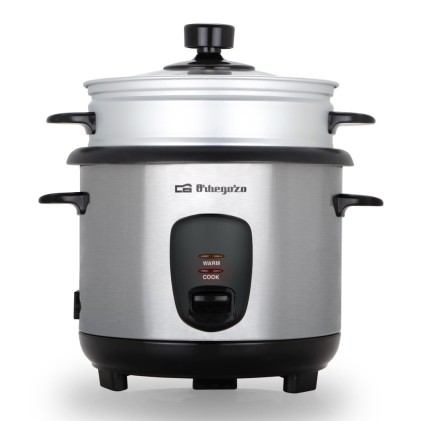 Orbegozo CO-3025 pentola a vapore 3 cestello/i Superficie piana 400 W Acciaio inox