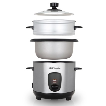 Orbegozo CO-3025 pentola a vapore 3 cestello/i Superficie piana 400 W Acciaio inox