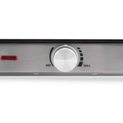 Orbegozo PCE 6000 Nero, Acciaio inox Superficie piana Ceramica 2 Fornello(i)