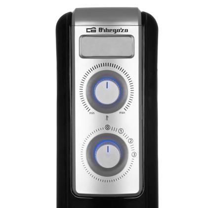 Orbegozo RN 1000 stufetta elettrica Interno Nero 1000 W Riscaldatore ambiente elettrico a olio