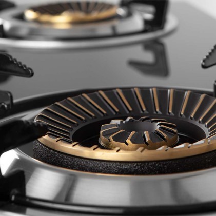 Orbegozo FO 2720 Nero, Acciaio inox Superficie piana Gas 2 Fornello(i)