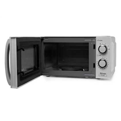 Orbegozo MI 2118 Superficie piana Solo microonde 20 L 700 W Nero, Acciaio inossidabile