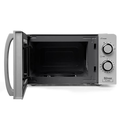 Orbegozo MI 2118 Superficie piana Solo microonde 20 L 700 W Nero, Acciaio inossidabile