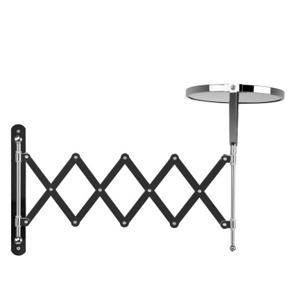 Orbegozo ESP 6000 specchietto per trucco Viti Rotondo Nero, Cromo