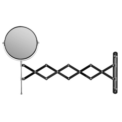 Orbegozo ESP 6000 specchietto per trucco Viti Rotondo Nero, Cromo