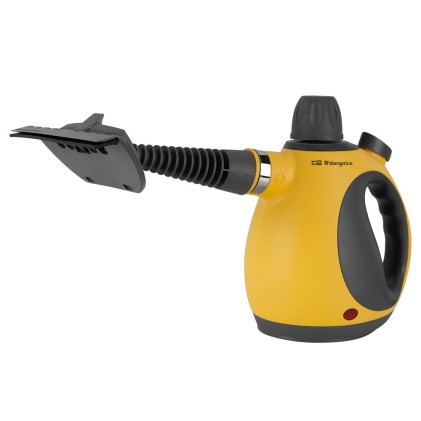 Pulitore a vapore Orbegozo Vaporetino LV 3580 - Potente ed efficace per una casa sana - Pressione dell'acqua 2,6 - 3,2 Bar - Potenza 1050 W - Serbatoio 350 ml - 9 Accessori inclusi - Cavo da 3 metri