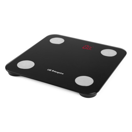 Orbegozo PB 3000 Quadrato Nero, Grigio Bilancia pesapersone elettronica